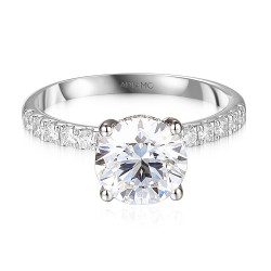 Pierścionek z diamentem laboratoryjnym (R100453 W LGD 2,04ct): 13 - zdjęcie: 4