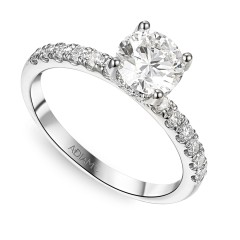 Pierścionek z diamentem laboratoryjnym (R100453 W LGD 1,01ct)