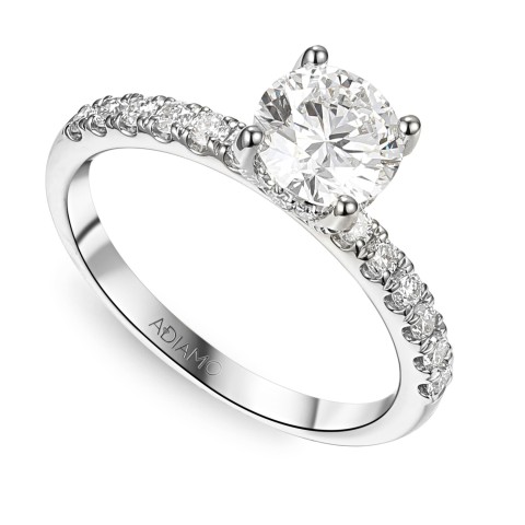 Pierścionek z diamentem laboratoryjnym (R100453 W LGD 1,01ct)