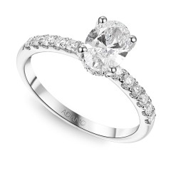 Pierścionek z diamentem laboratoryjnym (R100450 W LGD 1,04ct)