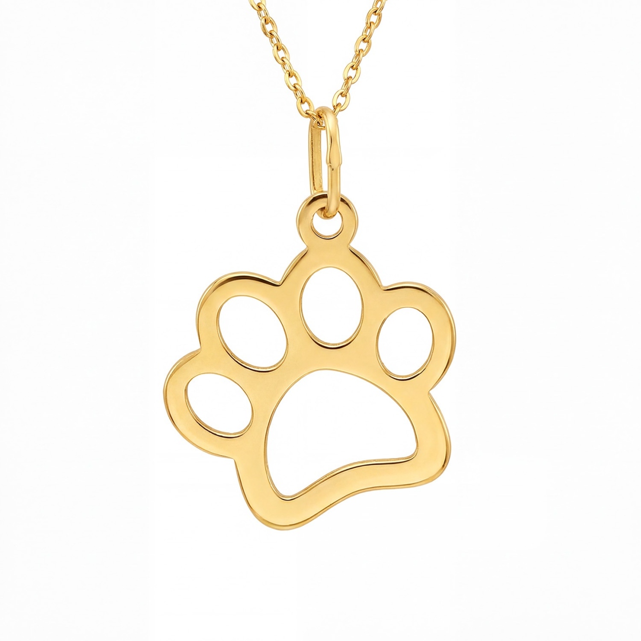 Złota zawieszka łapka (P26011 Y)