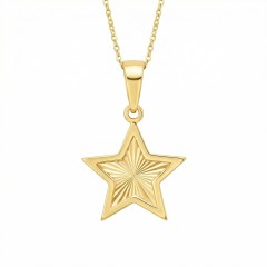 Złota zawieszka gwiazdka (P00908 Y)