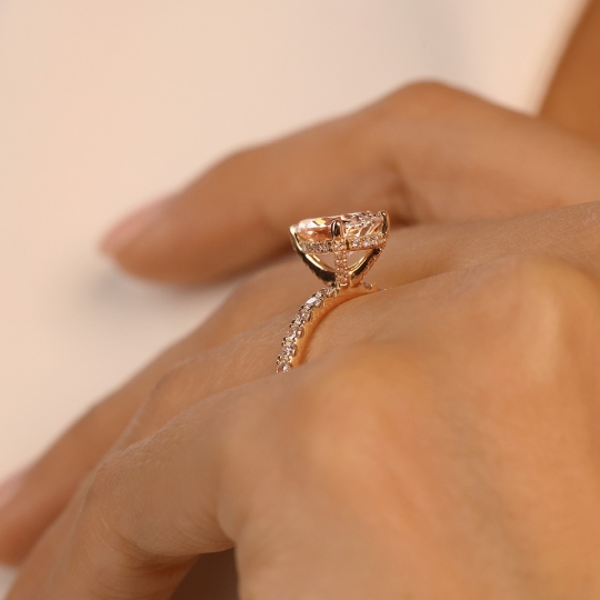 Pierścionek z diamentem laboratoryjnym (R100452 Y LGD 2,01ct): 14