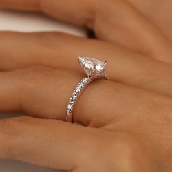 Pierścionek z diamentem laboratoryjnym (R100452 W LGD 1,03ct): 14 - zdjęcie: 6