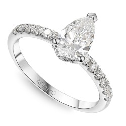 Pierścionek z diamentem laboratoryjnym (R100452 W LGD 1,03ct): 14 - zdjęcie: 2