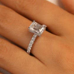 Pierścionek z diamentem laboratoryjnym (R100451 W LGD 2,04ct): 15 - zdjęcie: 6