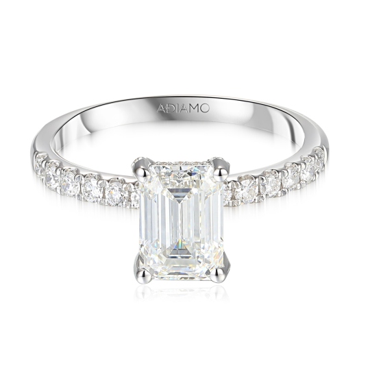 Pierścionek z diamentem laboratoryjnym (R100451 W LGD 2,04ct): 15