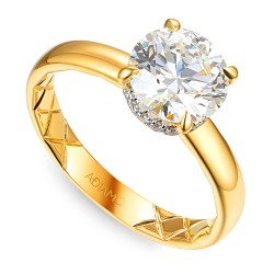 Pierścionek z diamentem laboratoryjnym (R102727 Y LGD 2,05ct): 15 - zdjęcie: 2