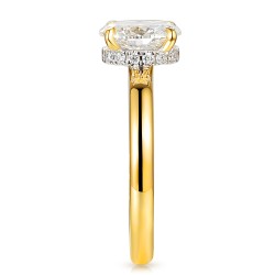 Pierścionek z diamentem laboratoryjnym (R102728 Y LGD 1,04ct): 14 - zdjęcie: 4