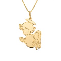 Zawieszka złoty aniołek (P4742 Y)