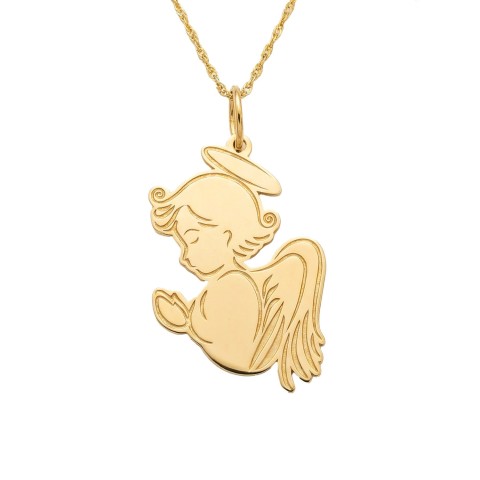 Zawieszka złoty aniołek (P4742 Y)