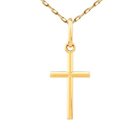 Zawieszka złota krzyżyk (P00773 Y)
