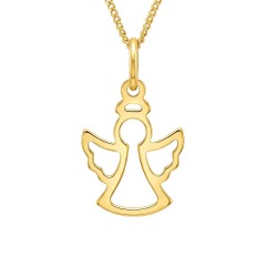 Zawieszka złoty aniołek (P00775 Y)