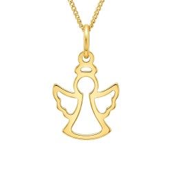 Zawieszka złoty aniołek (P00775 Y) - zdjęcie: 2