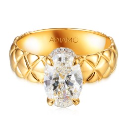 Pierścionek z diamentami laboratoryjnymi (R102732 Y LGD 2,03ct): 15 - zdjęcie: 3