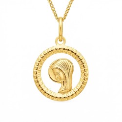 Medalik złoty Matka Boska (P26024 Y) - zdjęcie: 2