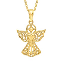 Medalik złoty aniołek (P26008 Y) - zdjęcie: 2