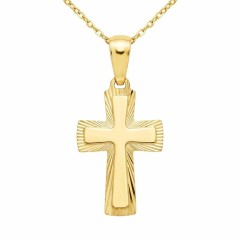 Zawieszka złota krzyżyk (P44447 Y)