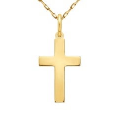 Zawieszka złota krzyżyk (P00808 Y)