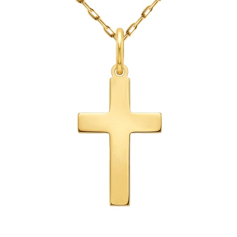 Zawieszka złota krzyżyk (P00808 Y)