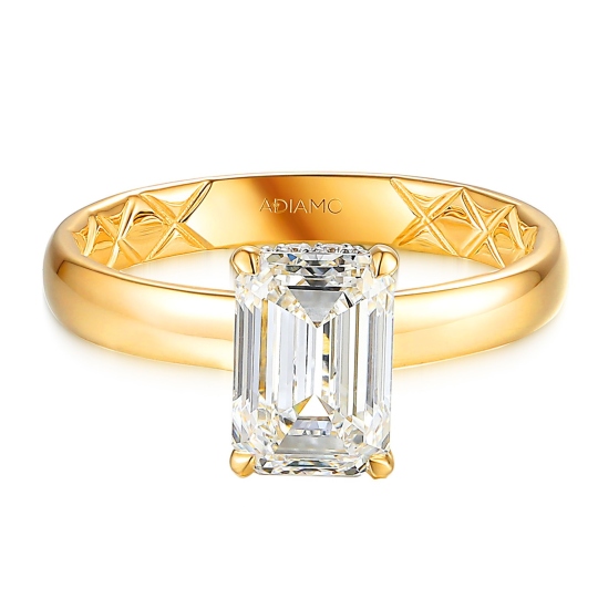 Pierścionek z diamentem laboratoryjnym (R102729 Y LGD 2,06ct): 14