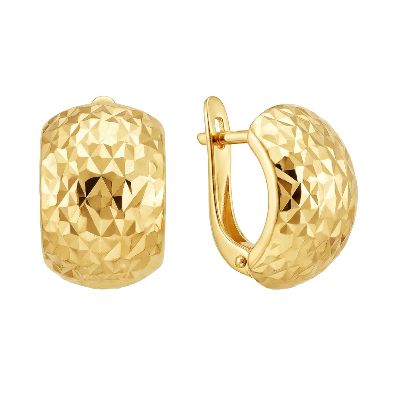 Kolczyki złote diamentowane (E26016 Y A)