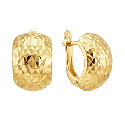 Kolczyki złote diamentowane (E26016 Y A)