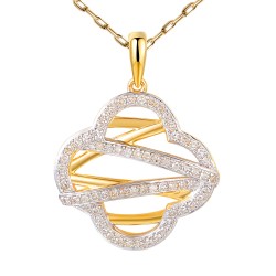 Zawieszka z diamentami (P100448 Y) - zdjęcie: 2