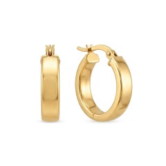 Kolczyki złote koła (E26026 Y A)