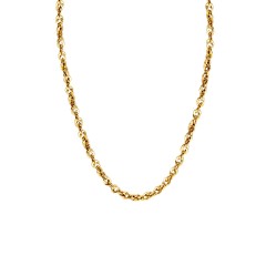 Łańcuszek złoty, splot irydia, 50 cm - 2,53 g (N10236 Y)