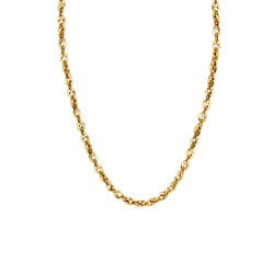 Łańcuszek złoty, splot irydia, 50 cm - 2,53 g (N10236 Y) - zdjęcie: 2