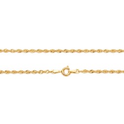 Łańcuszek złoty, splot irydia, 50 cm - 2,53 g (N10236 Y) - zdjęcie: 3