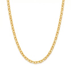 Łańcuszek złoty, splot rolo, 45 cm - 3,48 g (N00711 Y) - zdjęcie: 2