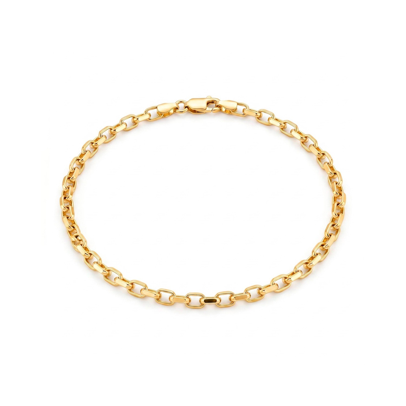 Bransoletka z żółtego złota - 18,5 cm - 2,32 g (B00866 Y)
