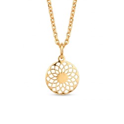 Zawieszka z żółtego złota - mandala (P26232 Y) - zdjęcie: 2