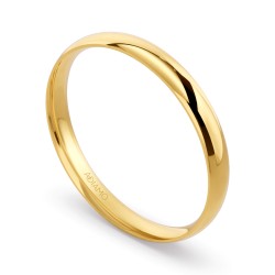 Obrączka ślubna, żółte złoto, półokrągła, męska, 3 mm (O-AD01 3M Y M): 16 - zdjęcie: 2