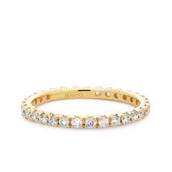 Obrączka ślubna z żółtego złota z diamentami laboratoryjnymi, 1,65 mm - 0,69 ct (O-R54565 Y LGD): 10 - zdjęcie: 2