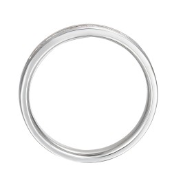 Obrączka ślubna z białego złota z diamentami laboratoryjnymi, 3 mm  (O-R46063 W LGD): 10 - zdjęcie: 4