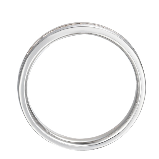 Obrączka ślubna z białego złota z diamentami laboratoryjnymi, 3 mm  (O-R46063 W LGD): 10